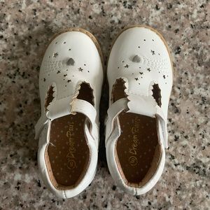 Little girl white shoes